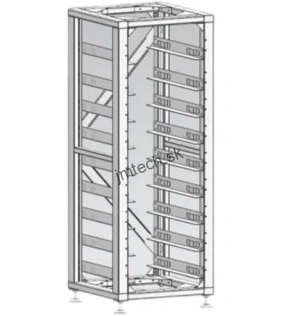 DEYE Rack 19" pre batérie BOS-G, 9 pozícii