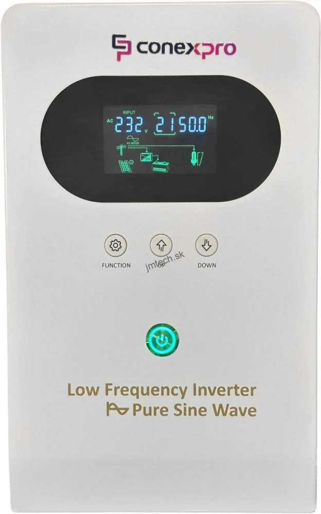 Solárny menič pre 12V batérie, 1000W, 60A MPPT Conexpro WFT-10212-H60 