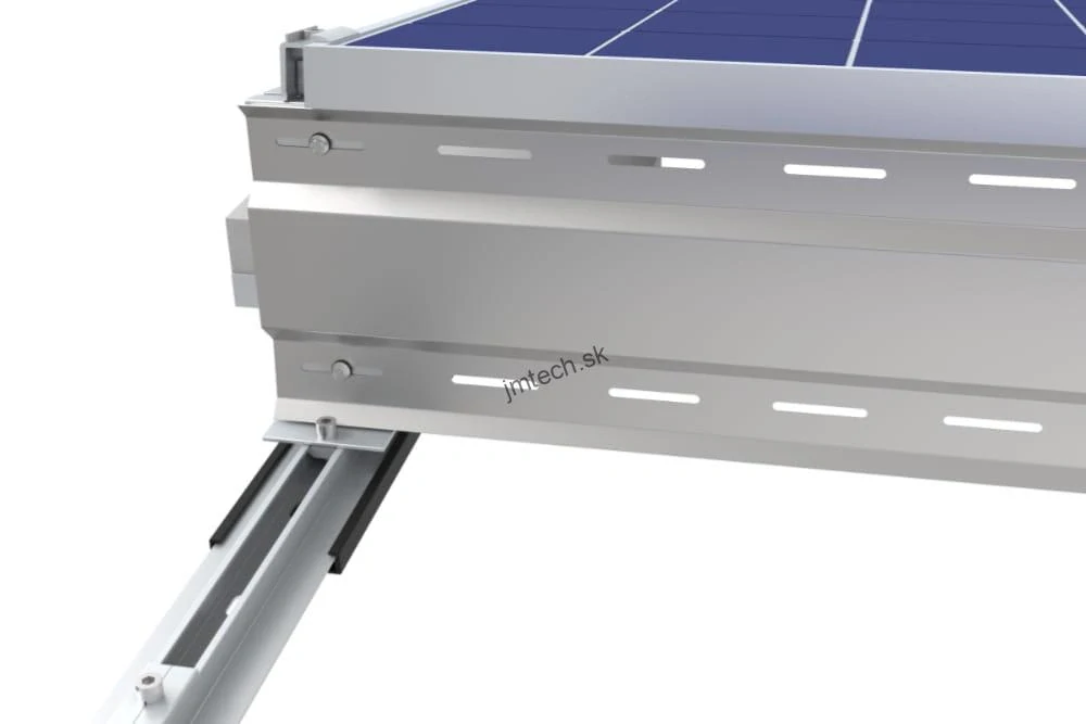 Zavetrovací plech ku konštrukcii na rovnú strechu 2298x211x0.8 mm