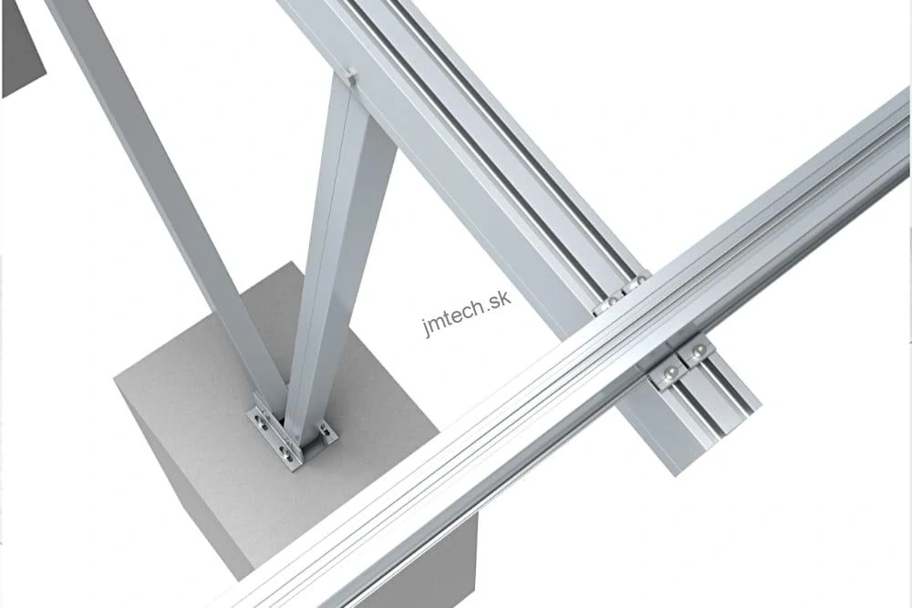 Carport pre 2 autá hliníkový