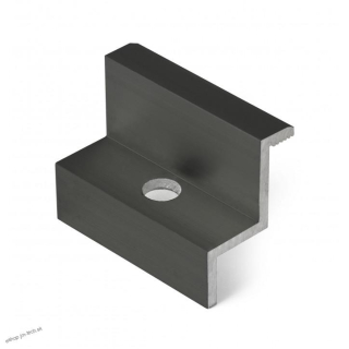 Koncová svorka panela 35mm, cierna