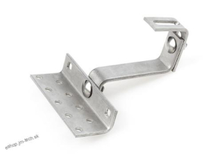 Úchyt pod škridlu, s dvojitým nastavením, dlžka sedlovky 180mm, extra hrúbka 5mm