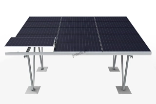 Carport pre 2 autá hliníkový