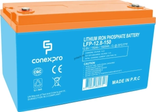 Conexpro batéria LiFePO4, 12.8V, 150Ah, Smart BMS, Bluetooth