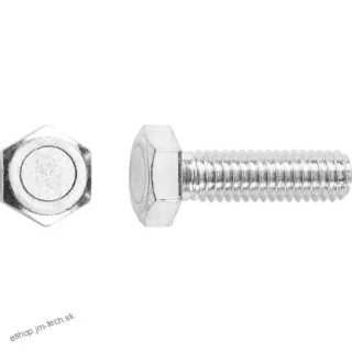 Šesťhranná skrutka M10, 25mm, DIN 933, Nerez A2