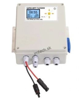 SAPRO FVE MPPT regulátor TÚV 3500W Eco Smart Wi-Fi v2