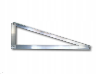 Nízky montážny trojuholník - 15 stupňov 260 x 930 x 860 mm, sada