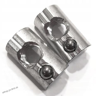 T-drážková Matica M8, 13x10mm, hliník